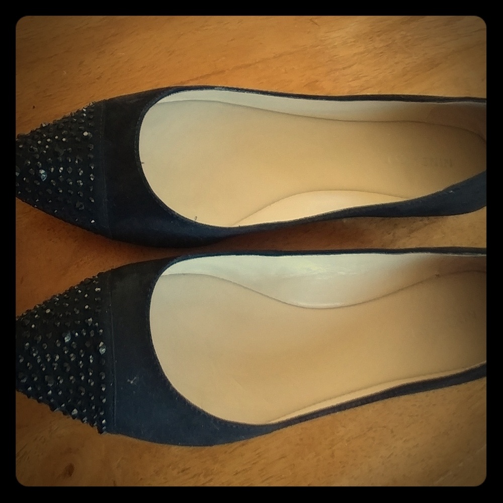 Nine west black Flats